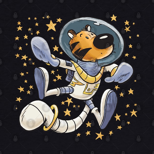 Space Tiger by RobPetersArt